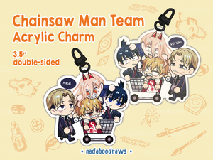Chainsaw Man Team Charm/Keychain