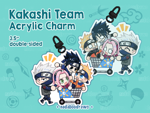 Kakashi Team 7 Charm/Keychain