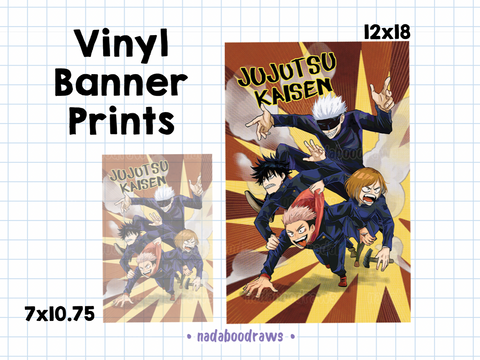 Vinyl 12x18 Banner Prints