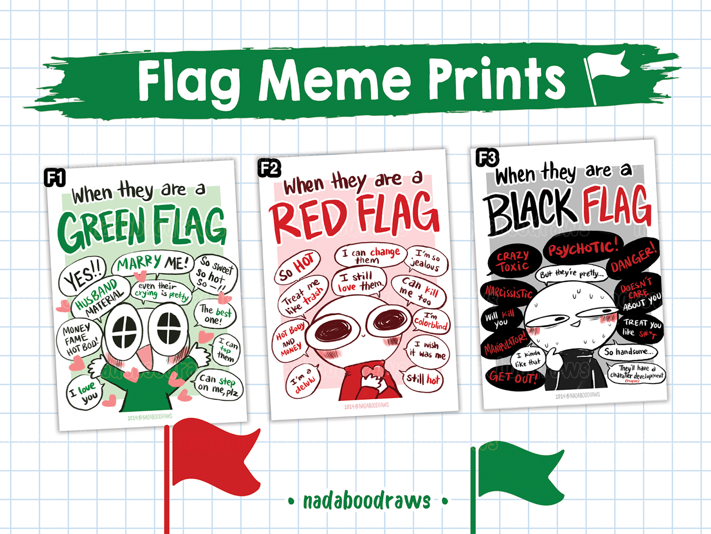 Flag Meme Prints