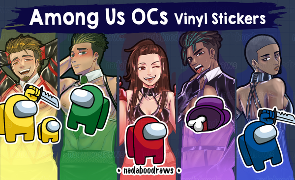 Among Us OCs Vinyl Stickers