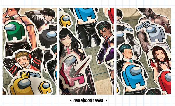 Among Us OCs Vinyl Stickers