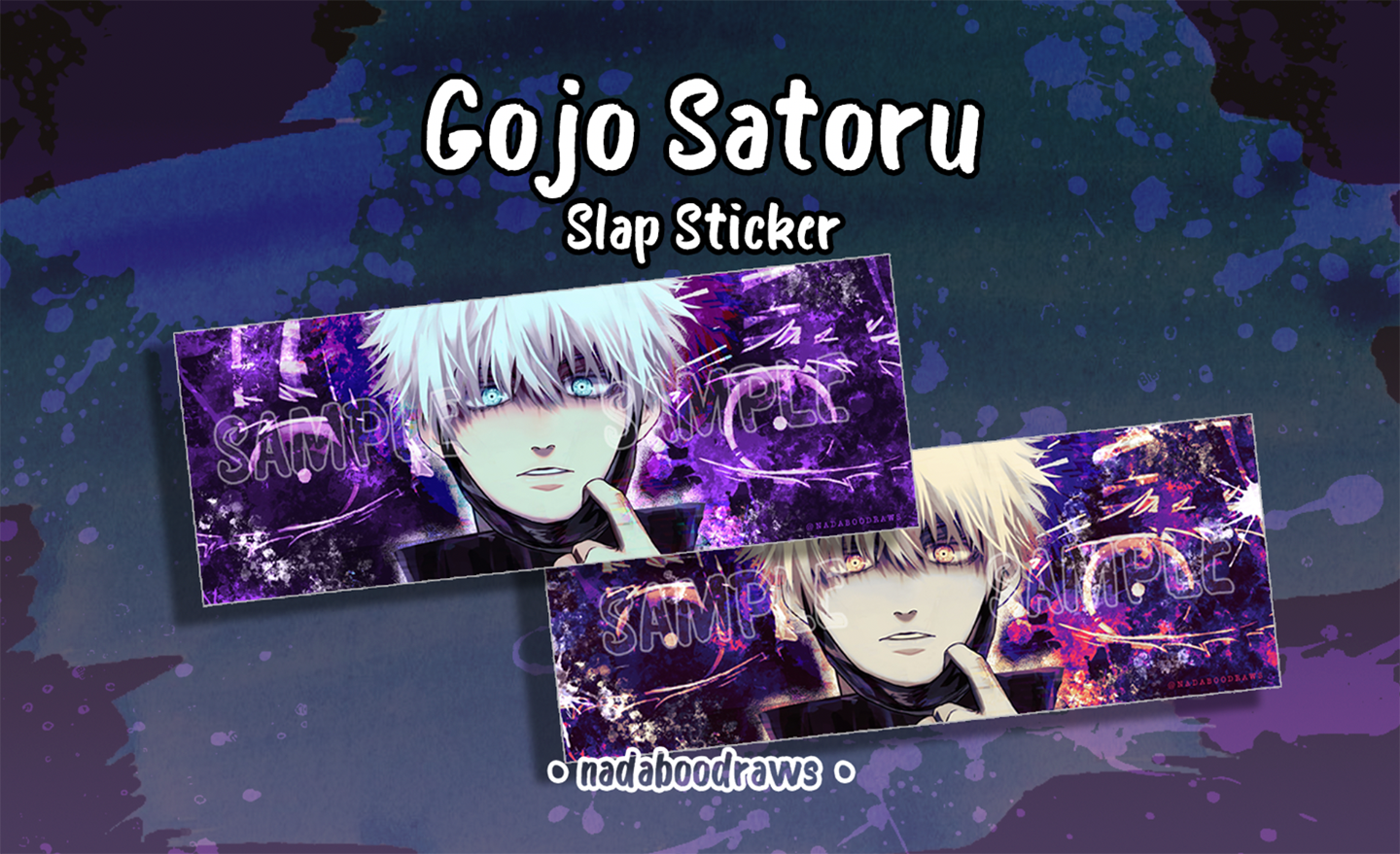 Gojo Satoru Slap Stickers