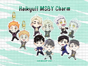Haikyu!! MSBY Charms